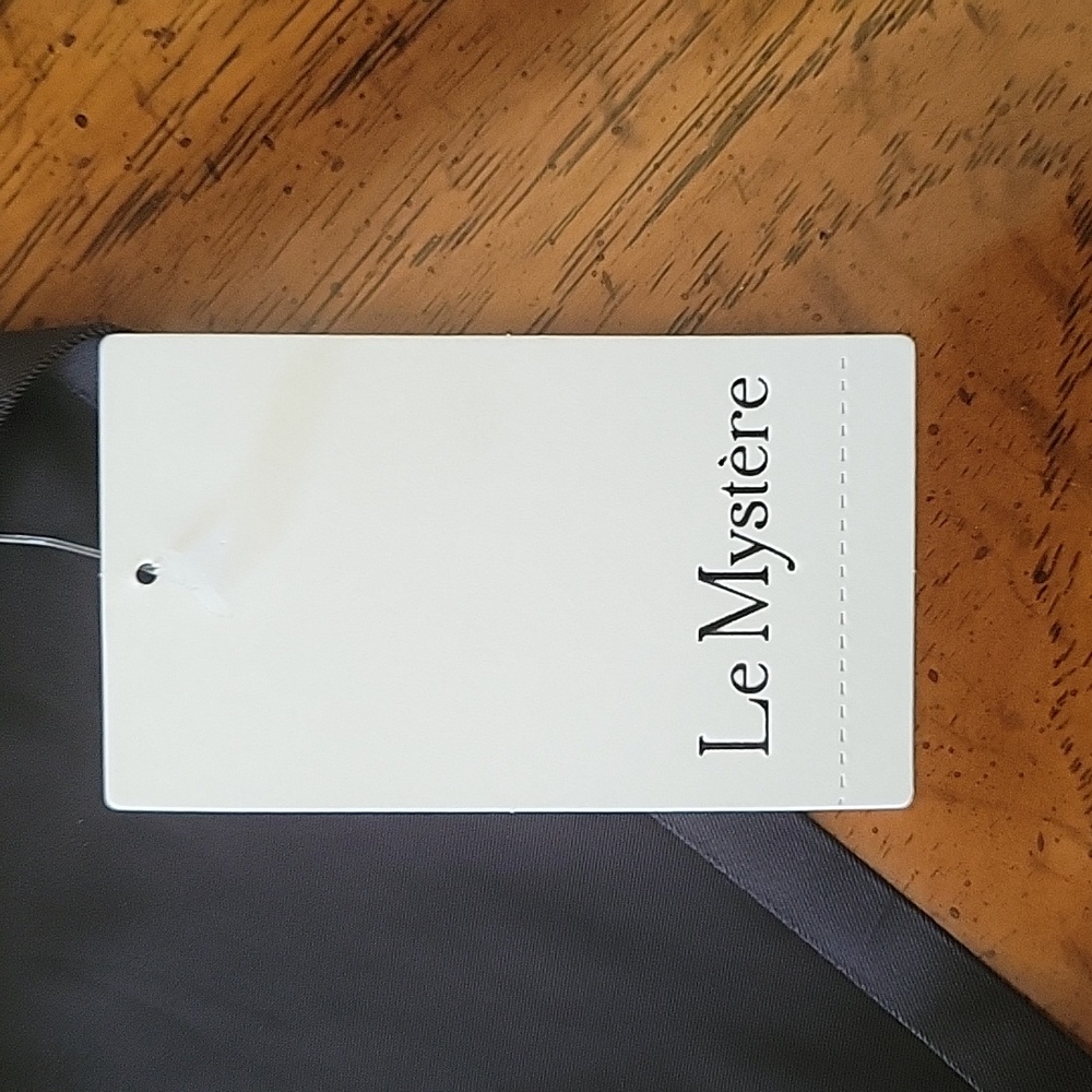 LE MYSTERE seamless high waist brief, panties, laser cut edges, S, Black, NWT